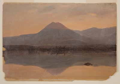 Katahdin-vuori Katahdin-järveltä tekijältä Frederic Edwin Church