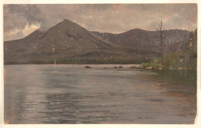 Katahdin-vuori Katahdin-järveltä tekijältä Frederic Edwin Church
