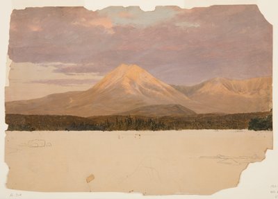 Katahdin-vuori Katahdin-järveltä tekijältä Frederic Edwin Church