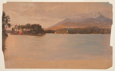 Mt. Katahdin Togue Pondista tekijältä Frederic Edwin Church
