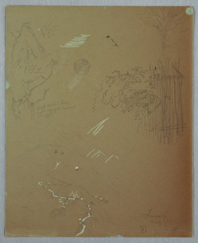 Nature Studies, Blue Mountains, Jamaika tekijältä Frederic Edwin Church