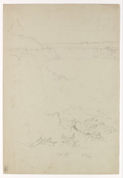 Niagaran putoukset Amerikan puolelta tekijältä Frederic Edwin Church