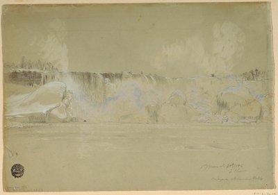 Niagaran putoukset lumessa, luoteesta tekijältä Frederic Edwin Church