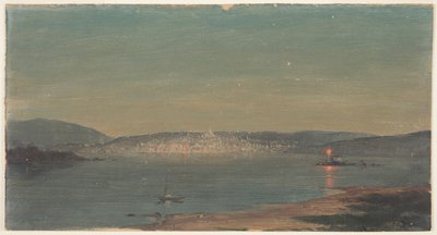 Yönäkymä satamaan tekijältä Frederic Edwin Church