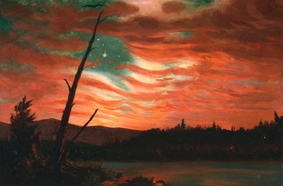 Meidän bannerimme taivaalla tekijältä Frederic Edwin Church