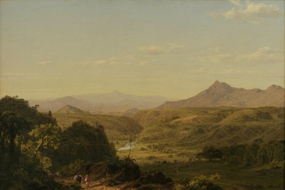Kohtaus Andien keskuudessa, 1854 tekijältä Frederic Edwin Church