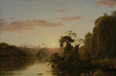 Kohtaus Magdalenasta, 1854 tekijältä Frederic Edwin Church
