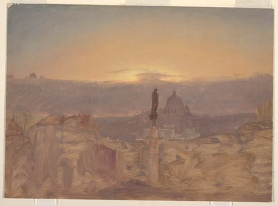 Pyhän Pietarin basilika Pinciosta, Roomasta tekijältä Frederic Edwin Church