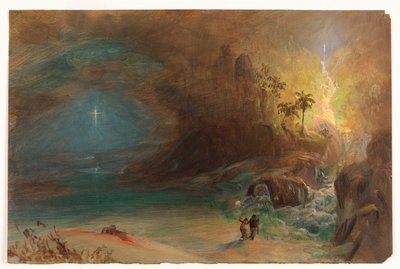 Tutkimus "Apoteoosi Thomas Colelle" tekijältä Frederic Edwin Church