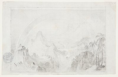 Tutkimus "Rainy Season in the Tropics" tekijältä Frederic Edwin Church