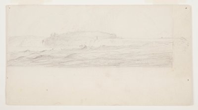 Tutkimus maalausta varten Niagaran putouksista tekijältä Frederic Edwin Church