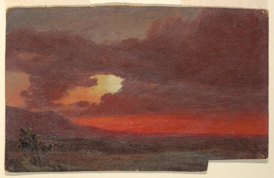 Auringonlasku, Hudson, New York tekijältä Frederic Edwin Church