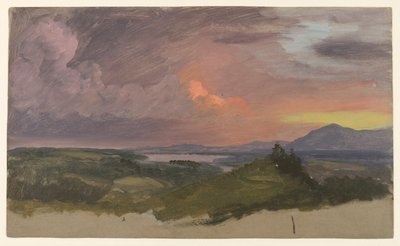 Auringonlasku Hudsonin laaksossa tekijältä Frederic Edwin Church