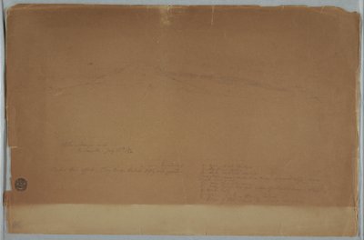 Chimborazo esillä Riobambasta, Ecuadorista, 13. heinäkuuta 1857 tekijältä Frederic Edwin Church