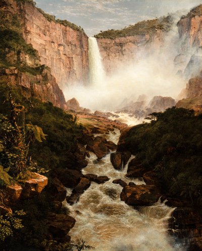 Tequendaman putoukset lähellä Bogotaa, Uusi Granada tekijältä Frederic Edwin Church