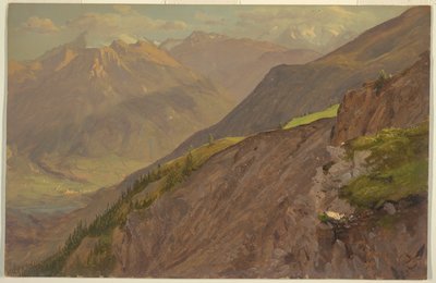 The Goal ja Watzmann Berchtesgadenissa tekijältä Frederic Edwin Church