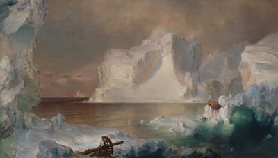 Jäävuoret tekijältä Frederic Edwin Church