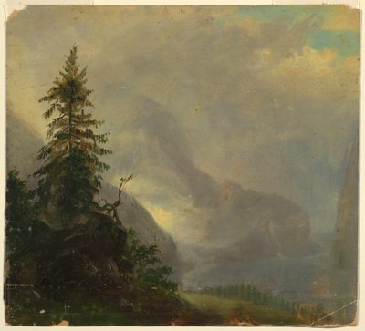 Koenigsee, lähellä Berchtesgedenia Baijerissa tekijältä Frederic Edwin Church