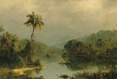 Trooppinen maisema tekijältä Frederic Edwin Church