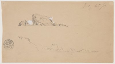 Kaksi jäävuorta tekijältä Frederic Edwin Church