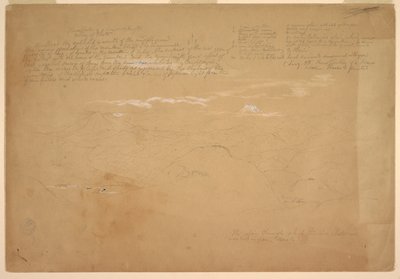Näkymä Chotan laaksoon, Ibarran ja Puntalin välissä, Ecuador tekijältä Frederic Edwin Church