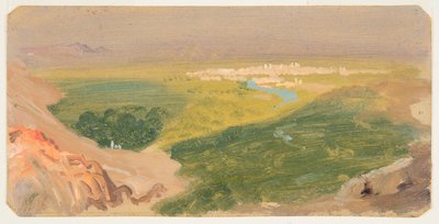Näkymä kohti Damaskosta, Syyriaa tekijältä Frederic Edwin Church