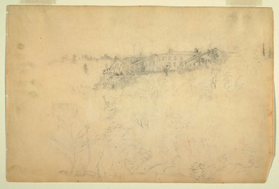 Näkymä Catskill Mountain Houselle tekijältä Frederic Edwin Church