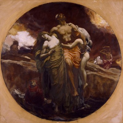 Ja Meri luovutti kuolleet, jotka olivat siinä tekijältä Frederic Leighton