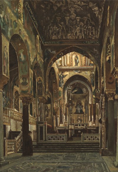 Palatinuksen kappeli, Palermo tekijältä Frederic Leighton