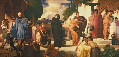 Captive Andromache, n. 1888 (öljy kankaalle) (katso 226710 & 250633) tekijältä Frederic Leighton
