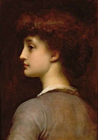 Nuoren tytön muotokuva tekijältä Frederic Leighton