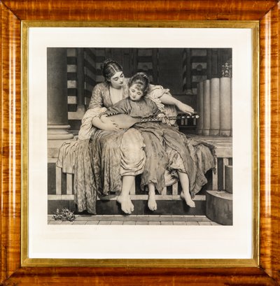 Musiikkitunti (syväpaino) tekijältä Frederic Leighton