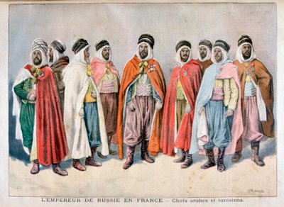 Arabien ja Tunisian päälliköt, 1896 tekijältä Frederic Lix
