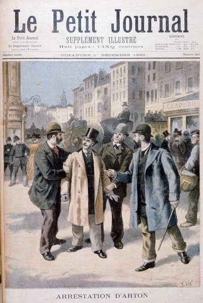 Artonin pidätys, 1895 tekijältä Frederic Lix