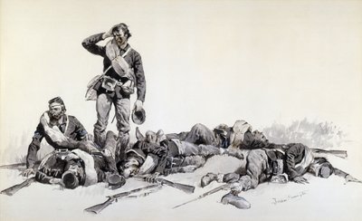 Taistelun jälkeen tekijältä Frederic Remington