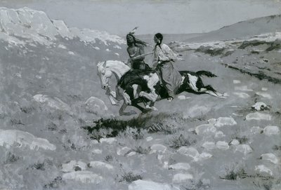 Nopeimman hevosen seremonia, noin 1900 tekijältä Frederic Remington
