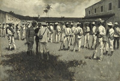 Gomezin armeijan lakkauttaminen tekijältä Frederic Remington
