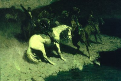 Fired On tekijältä Frederic Remington