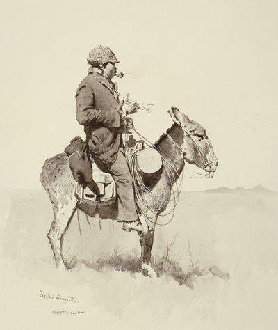 Jackin mies William, moderni Sancho Panza tekijältä Frederic Remington