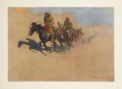 Jedediah Smith, Colliers Weekly -lehdestä, pub. 1906 tekijältä Frederic Remington