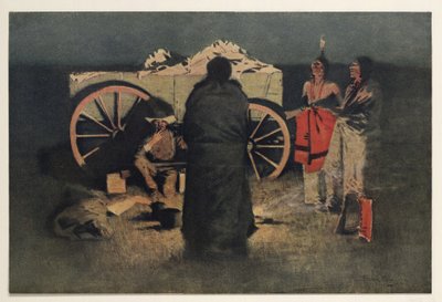Yöleiri, pubi. 1905 tekijältä Frederic Remington