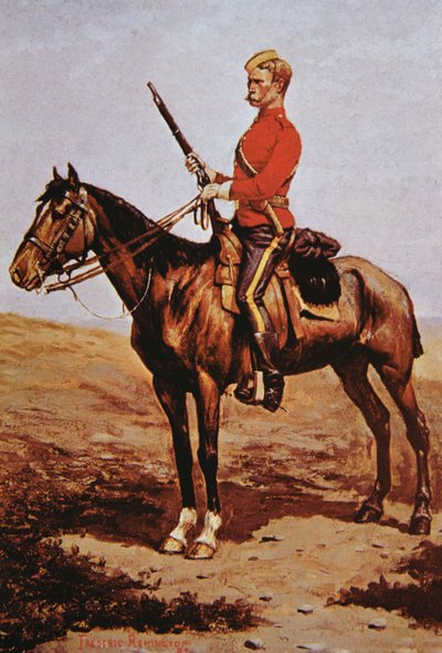 Kanadan luoteisratsupoliisi tekijältä Frederic Remington