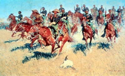 Eteläisellä tasangolla, 1907 tekijältä Frederic Remington