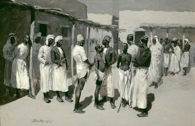 Orjamarkkinat tekijältä Frederic Remington