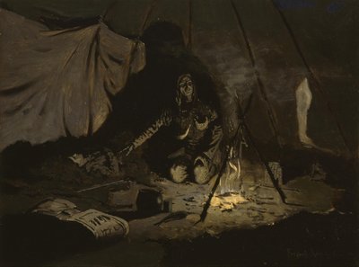 Kuivat lehdet kestivät kauemmin kuin hän itse tekijältä Frederic Remington