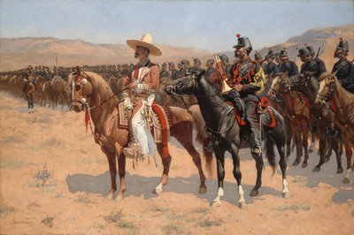 Meksikon majuri, 1889. tekijältä Frederic Remington