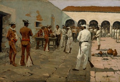 Mierin retkikunta: Mier Mier: Mustan papun piirtäminen tekijältä Frederic Remington