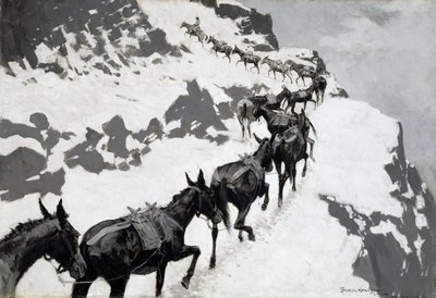 Mule Pack tekijältä Frederic Remington
