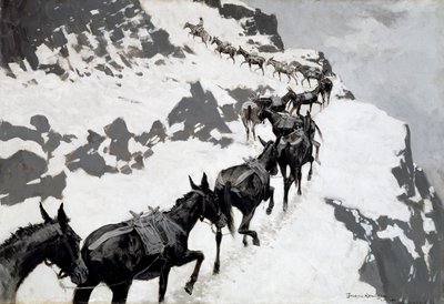 Mule Pack tekijältä Frederic Remington