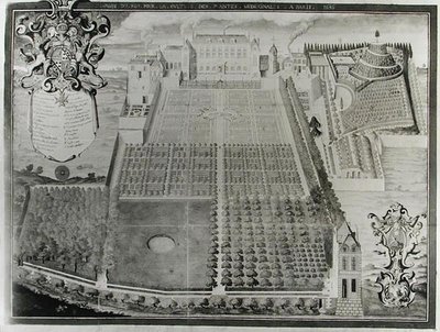 Kings Medical Plant Garden, 1636 tekijältä Frederic Scalberge